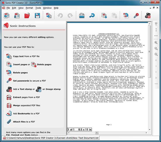 PDF document created PDF document created