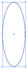 Oval shape drawn