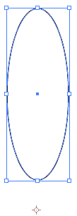 Set an anchor point for oval shape