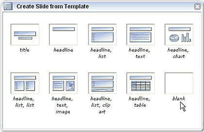 Slide Type Slide Type