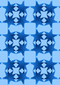 A shape and a pattern A shape and a pattern