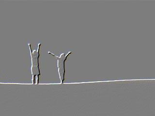 Edge - Flatlands applies emboss on the image with a pronounced noise effect