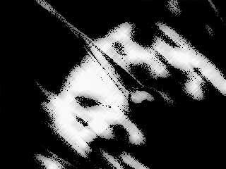 Threshold - CuttingThrough generates a grain effect that is slightly smudged and smeared