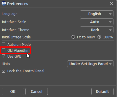 Preferences in AKVIS Magnifier AI 11