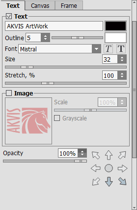 Text tab Text tab
