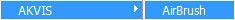 AirBrush plug-in within the Filter menu AirBrush plug-in within the Filter menu