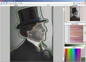 Select appropriate colors from the Color Library or Color Palette