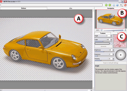 AKVIS Decorator Interface AKVIS Decorator Interface
