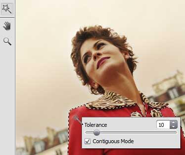 A pop-up box appears when right clicked in the image window A pop-up box appears when right clicked in the image window