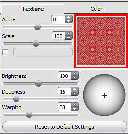 Texture tab