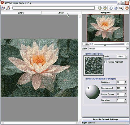 The Before and After tabs The Before and After tabs