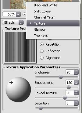 Effects list Effects list