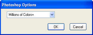 Photoshop Options dialog box
