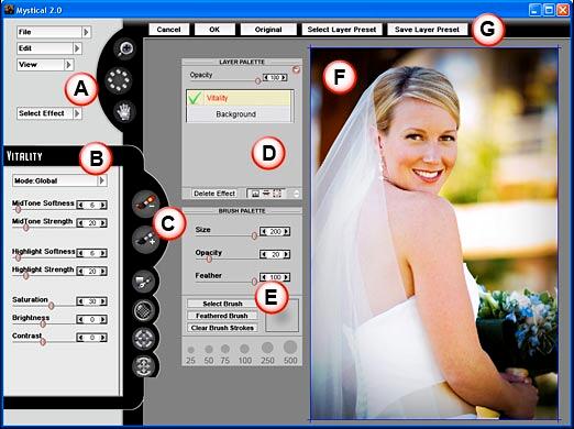 Mystical 2.0 interface Mystical 2.0 interface