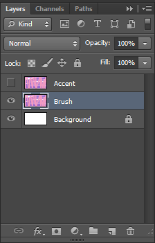Hide the Accent layer Hide the Accent layer