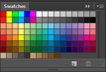 Swatches palette Swatches palette