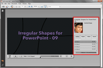 Adobe Presenter: Create PDFs containing Animation and Multimedia