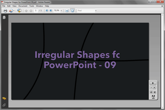 PDF output with no Sidebar and minimal navigation options PDF output with no Sidebar and minimal navigation options