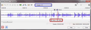 Edit Audio in Adobe Presenter