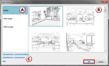 Insert Scenes in PowerPoint using Adobe Presenter