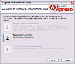 Apreso add-in install for PowerPoint