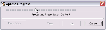 Processing capture content in Apreso