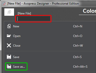 Provide name and save the file Provide name and save the file