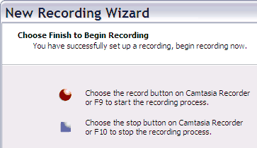 New Recording Wizard