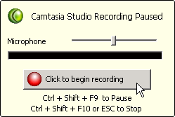 Begin Recording