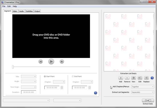 Cinematize 3 Pro interface 
