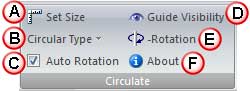 Options within Circulate group