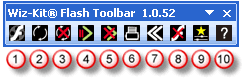 Flash Toolbar Options