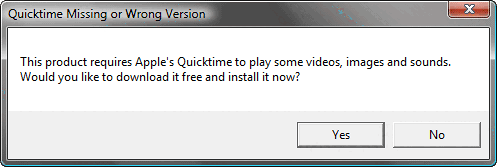 Install Apple's Quicktime