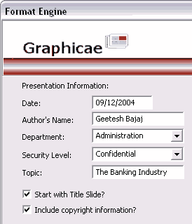 Format Engine in Graphicae