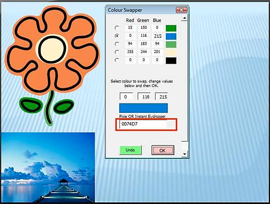 HTML color value within the input box HTML color value within the input box