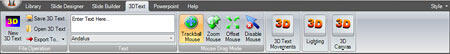 3DText tab 3DText tab