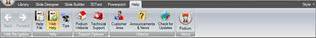 Help tab Help tab
