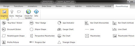 Graphics drop-down gallery Graphics drop-down gallery