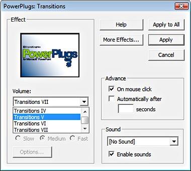 PowerPlugs Transitions
