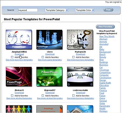 PowerPlugs: Templates available for download