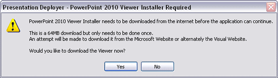 Install PowerPoint 2010 viewer