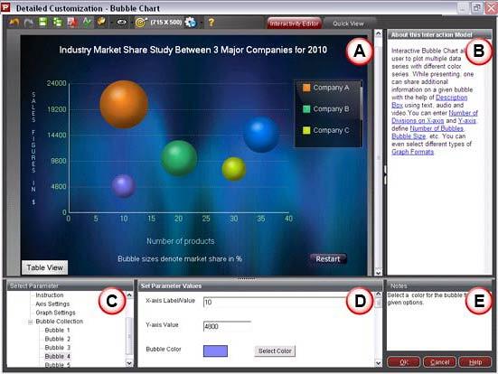Detailed Customization window Detailed Customization window