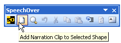 Add Narration Clip to Selected Shape