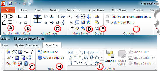 ToolsToo tab within the Ribbon