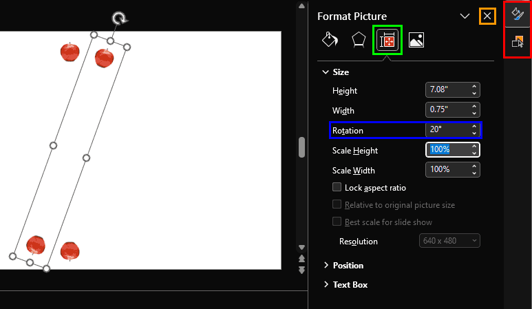 Rotate your apple groups
