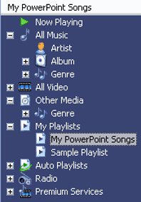 My PowerPoint Songs