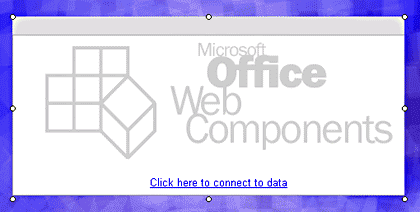 The inserted PivotTable object