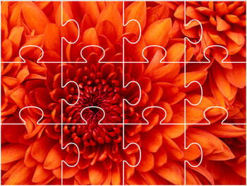 Puzzle Pictures in PowerPoint 2013 for Windows
