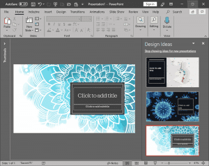 PowerPoint Designer in PowerPoint 365 for Windows