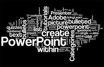 Creating Word Clouds for PowerPoint using Wordle